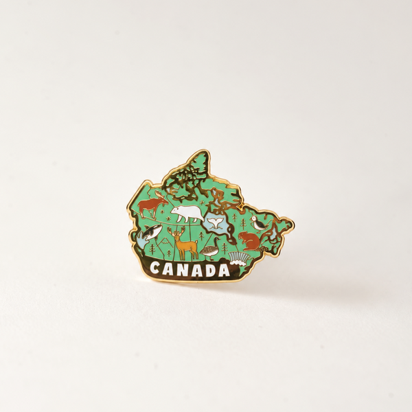 Map of Canada Enamel Pin