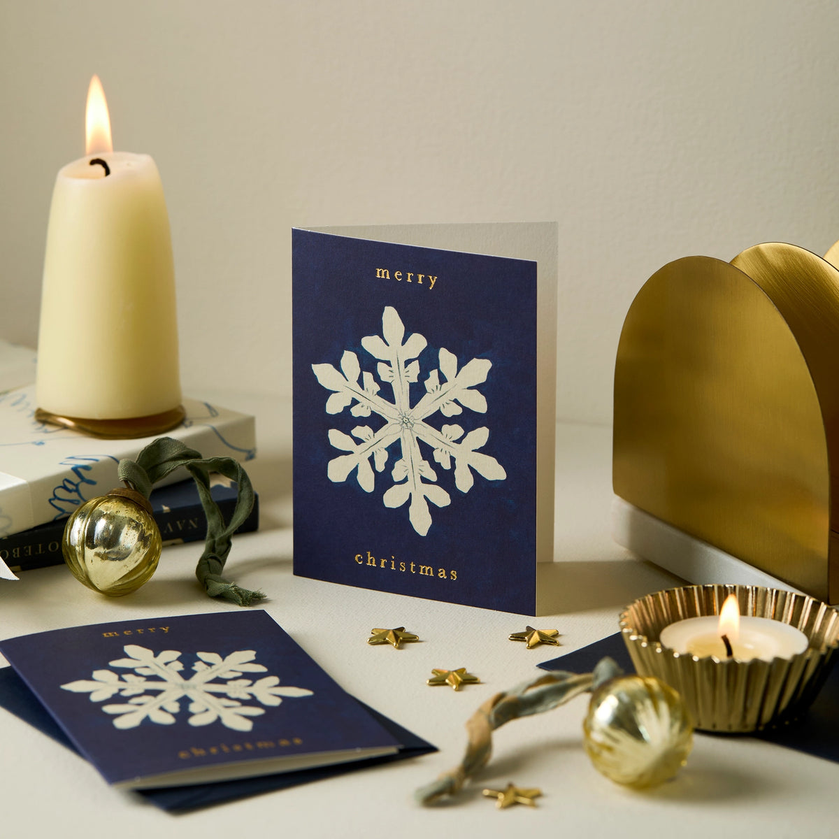 Mini Snowflake Greeting Card