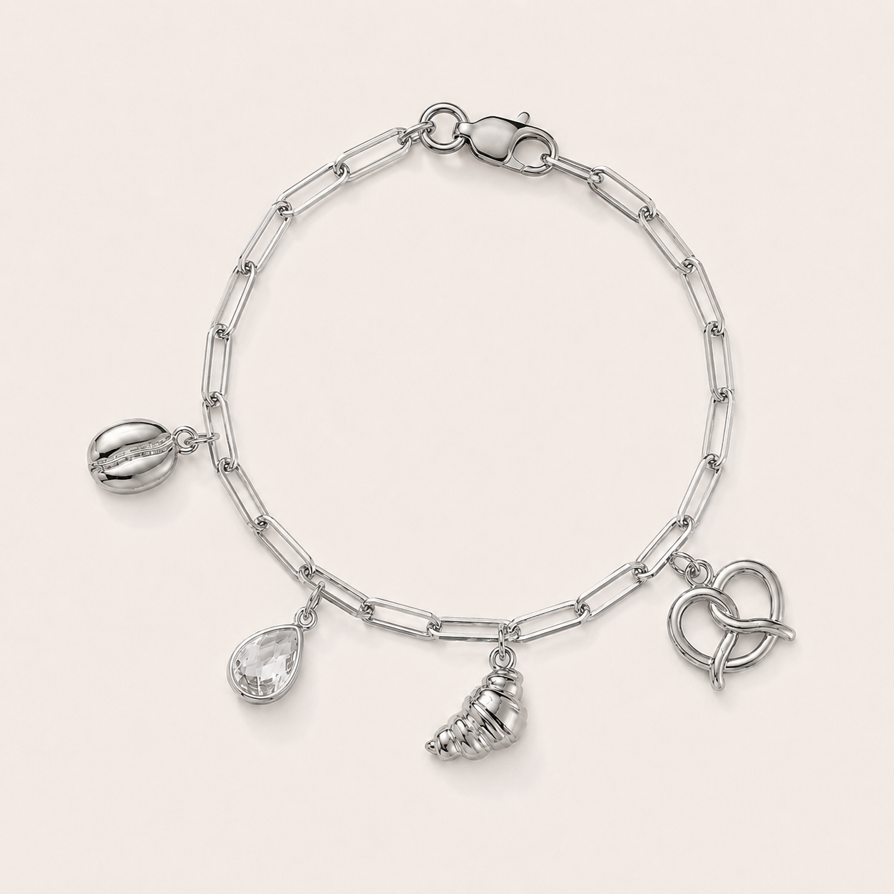 Café Charm Bracelet