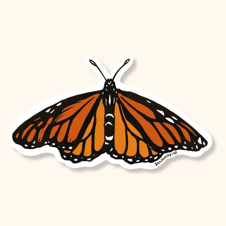 Monarch Butterfly Vinyl Sticker