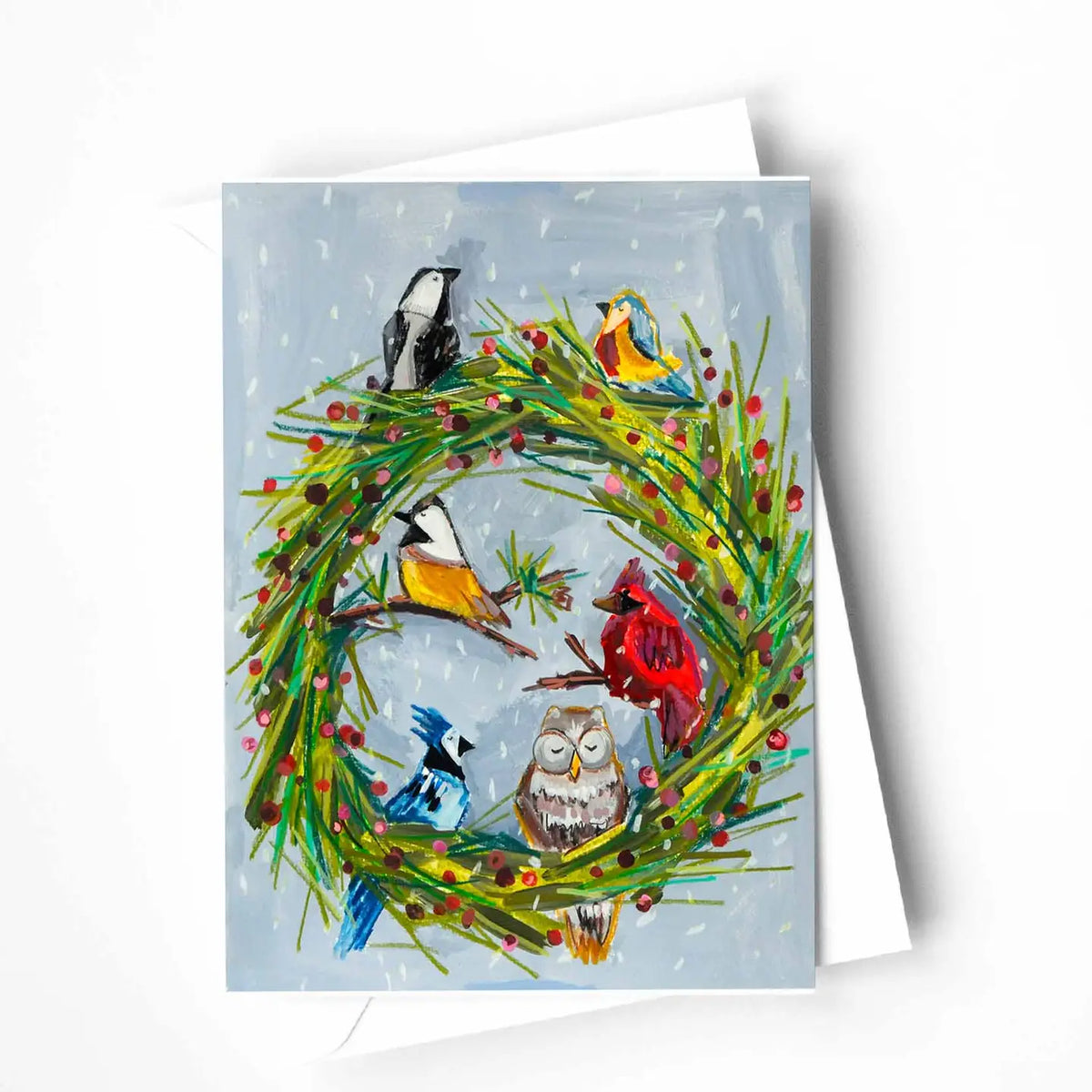 Winter Songbird Greeting Card