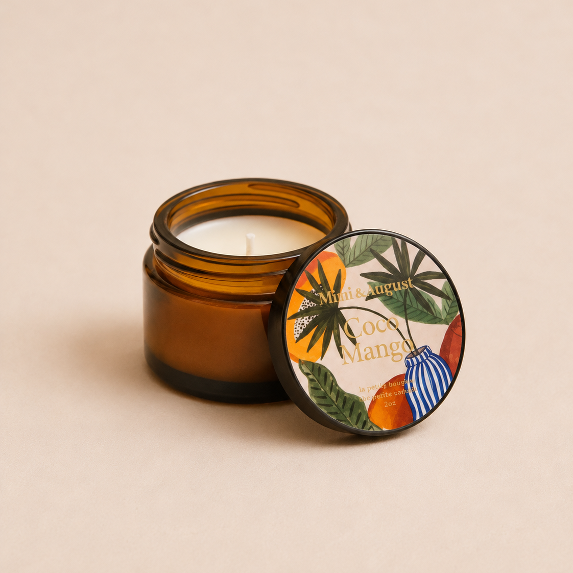 Mini Soy Wax Candle — Coco Mango
