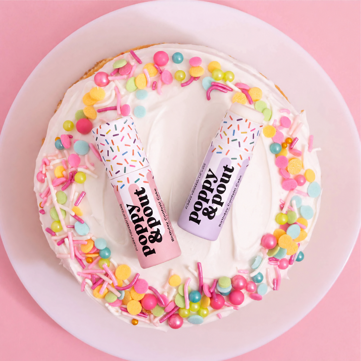 Birthday Confetti Cake Lip Balm | Poppy & Pout