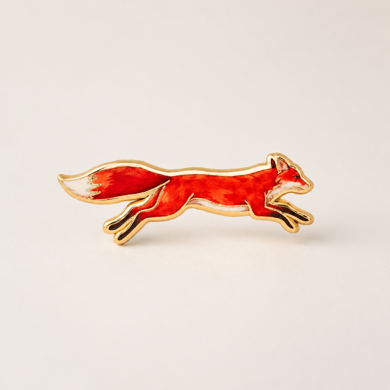 Fox Enamel Pin