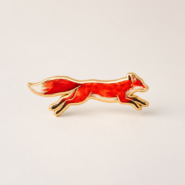 Fox Enamel Pin