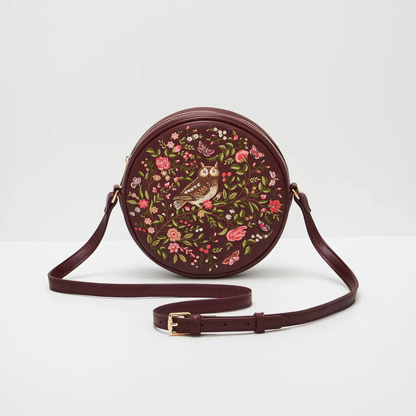 Owl Embroidered Purse | Fable England