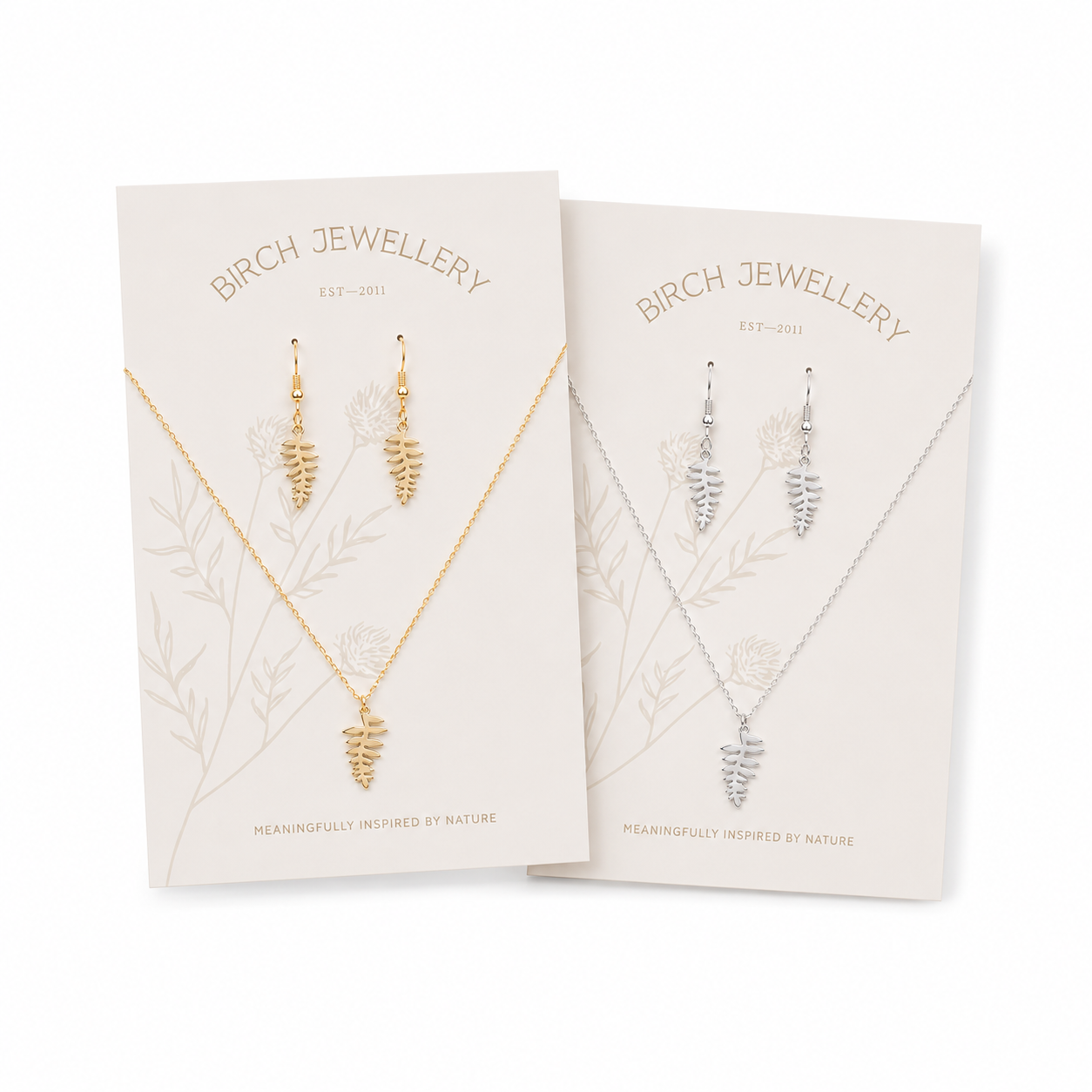 Fern Leaf Jewellery Gift Set