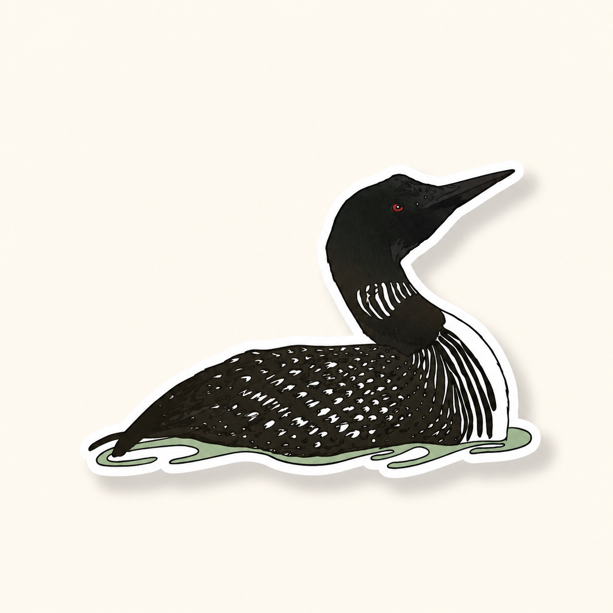 Loon Vinyl Sticker