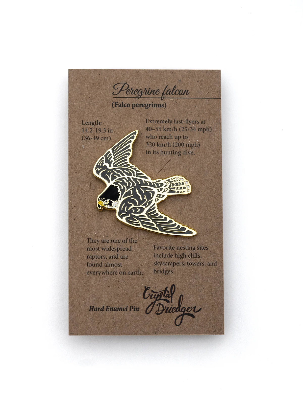 Peregrine Falcon Enamel Pin