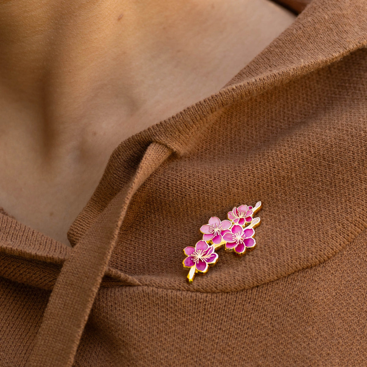 Cherry Blossm Enamel Pin