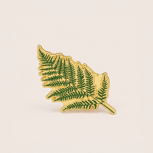 Fern Leaf Enamel Pin