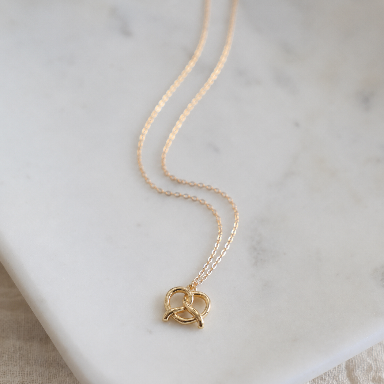 Pretzel Necklace