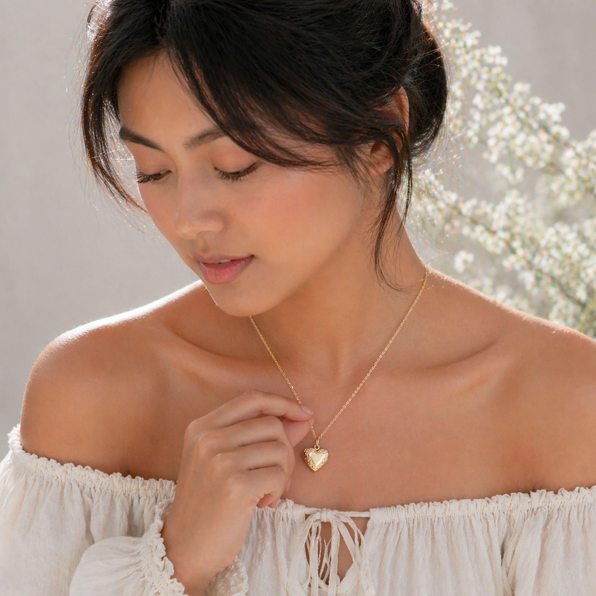 Heart Locket Necklace | Add Your Photo