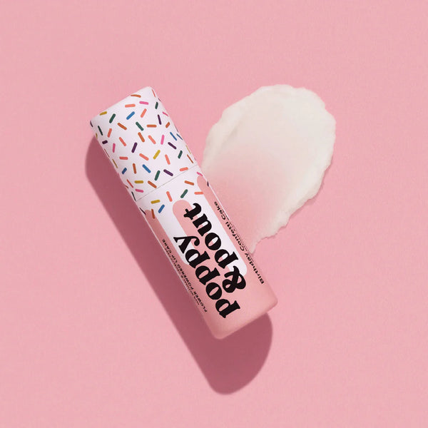 Pink Birthday Confetti Cake Lip Balm | Poppy & Pout