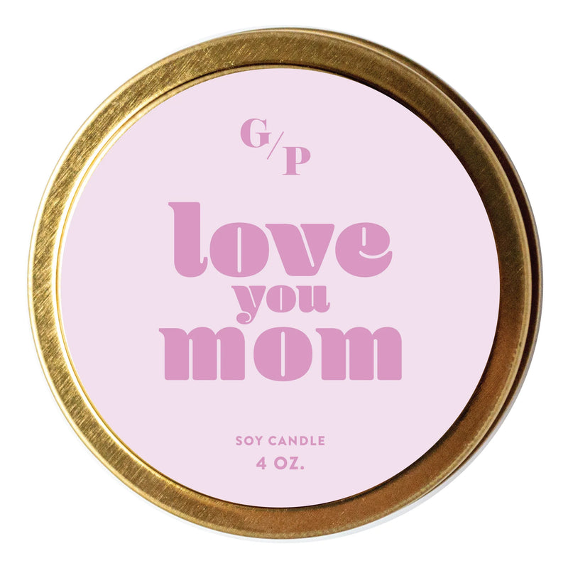 Love You Mom Candle