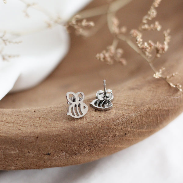 Mini Bee Earrings