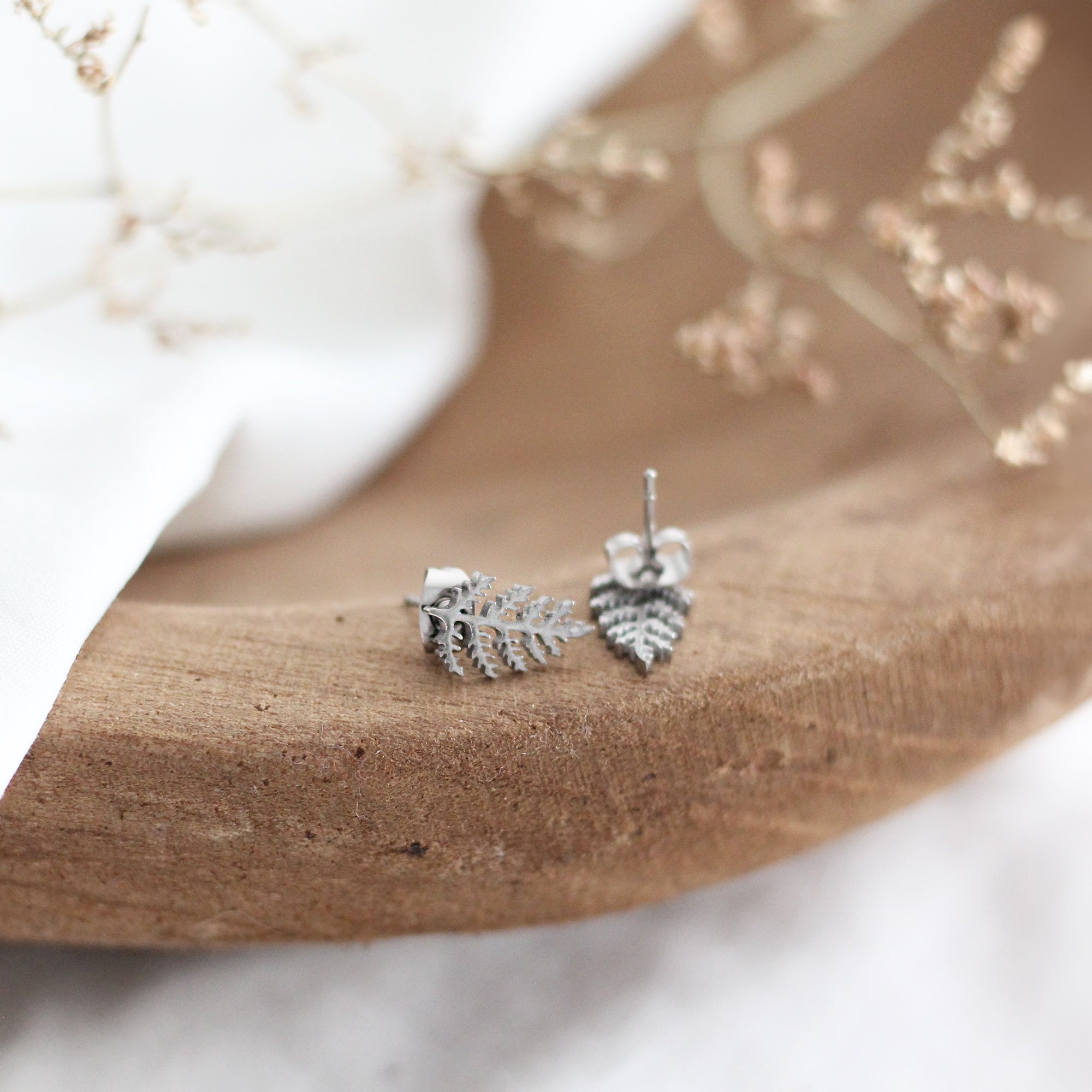 Mini Fern Earrings