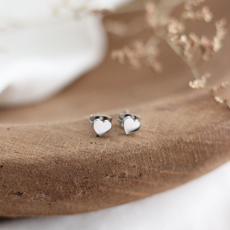 Mini Heart Earrings