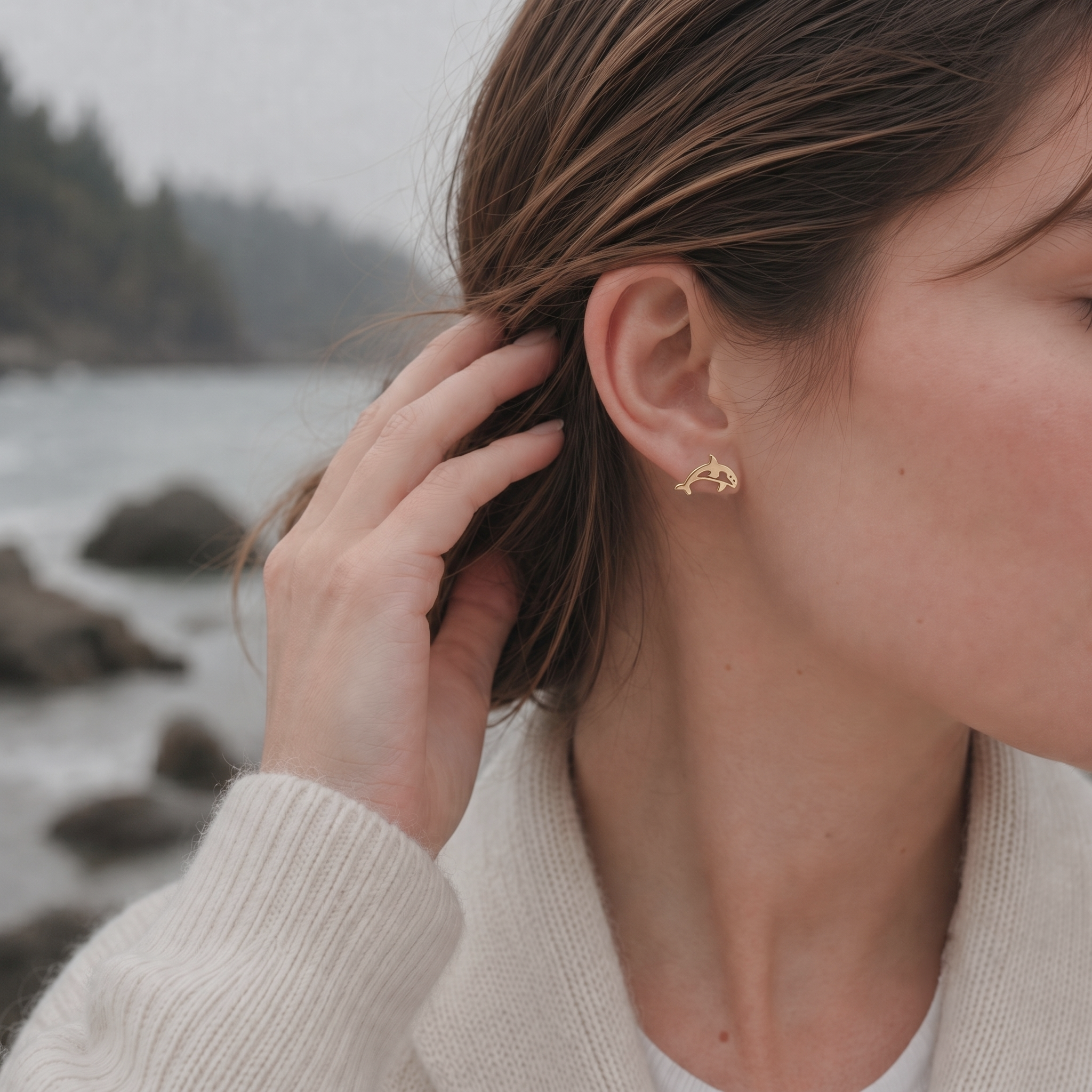 Mini Orca Earrings