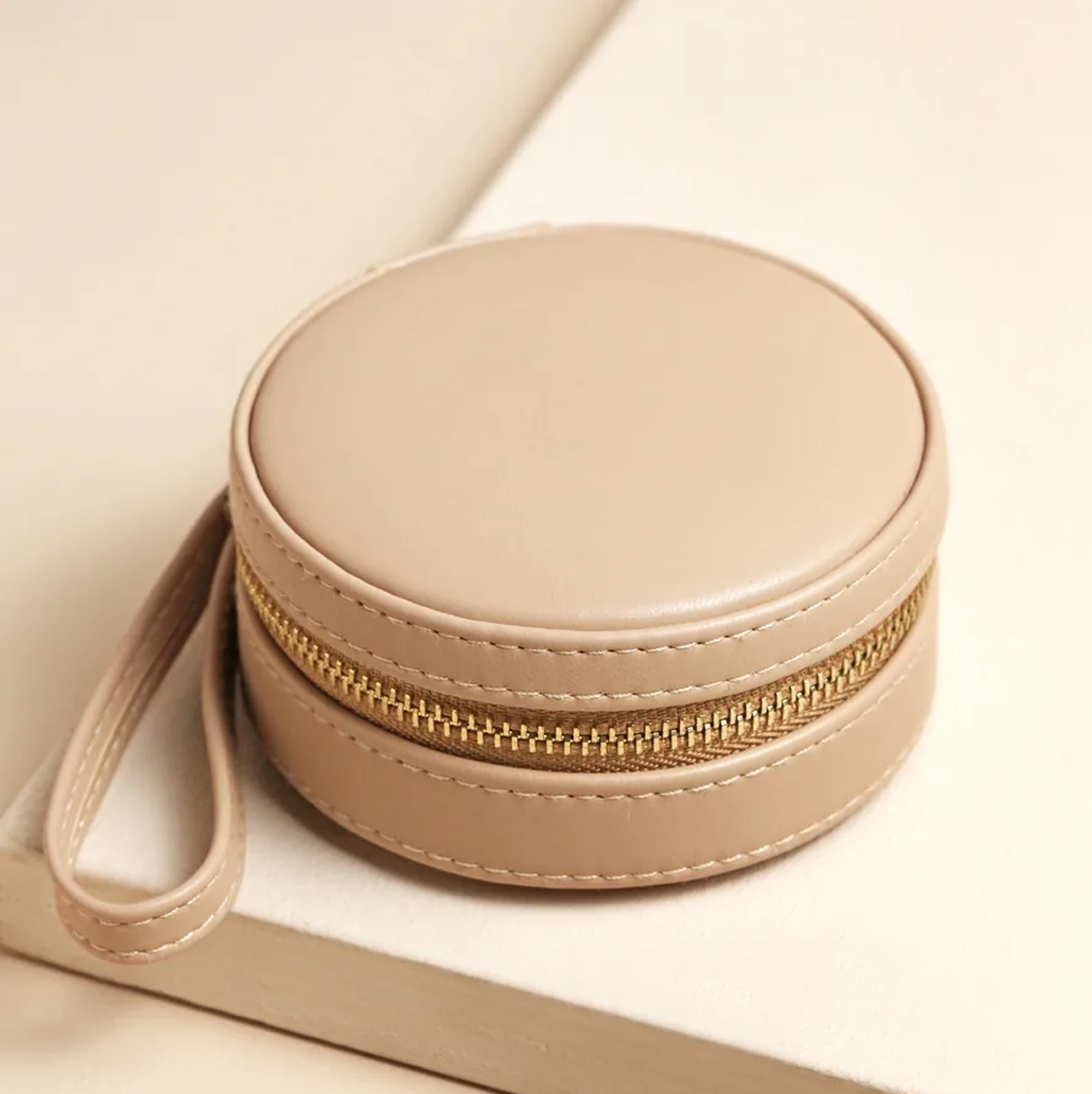 Mini Taupe Travel Case