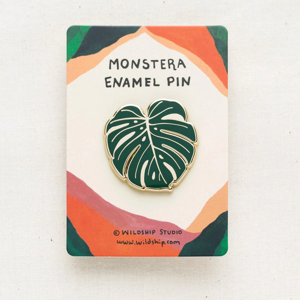 Monstera Leaf Enamel Pin