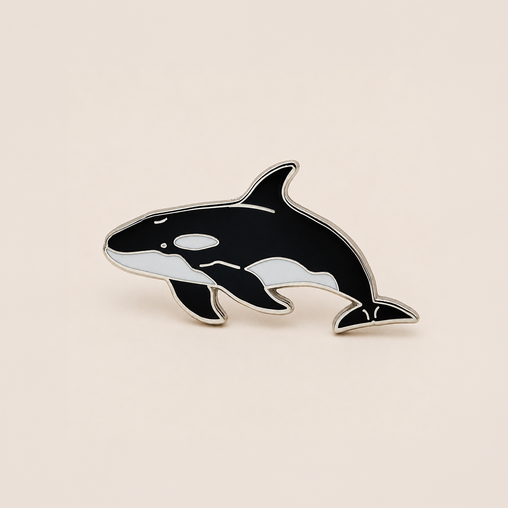 Orca Enamel Pin