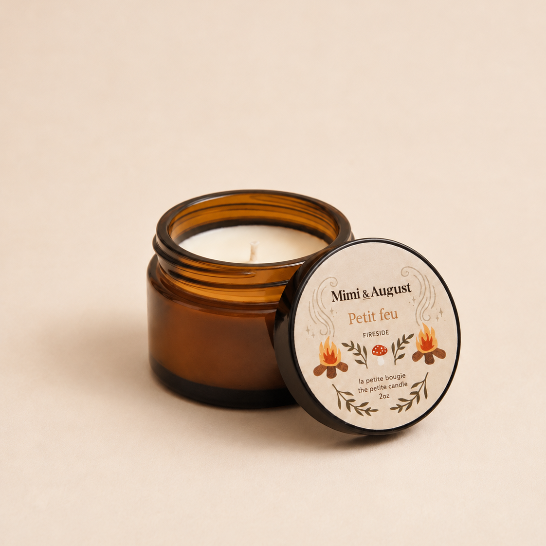 Mini Soy Wax Candle — Petit Feu