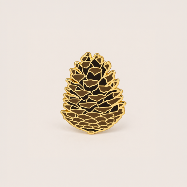 Pine Cone Enamel Pin