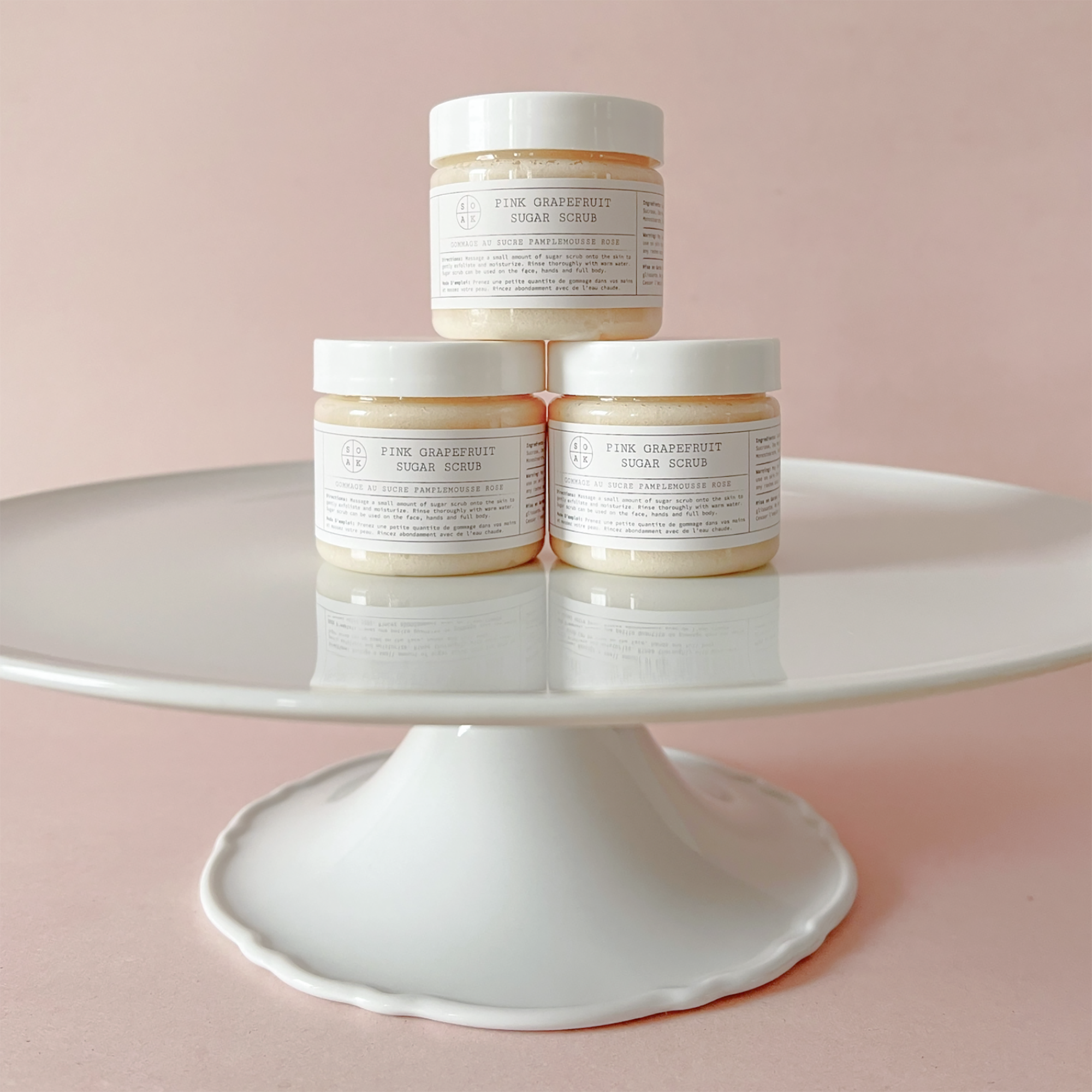 Pink Grapefruit Sugar Scrub | SOAK Bath Co.