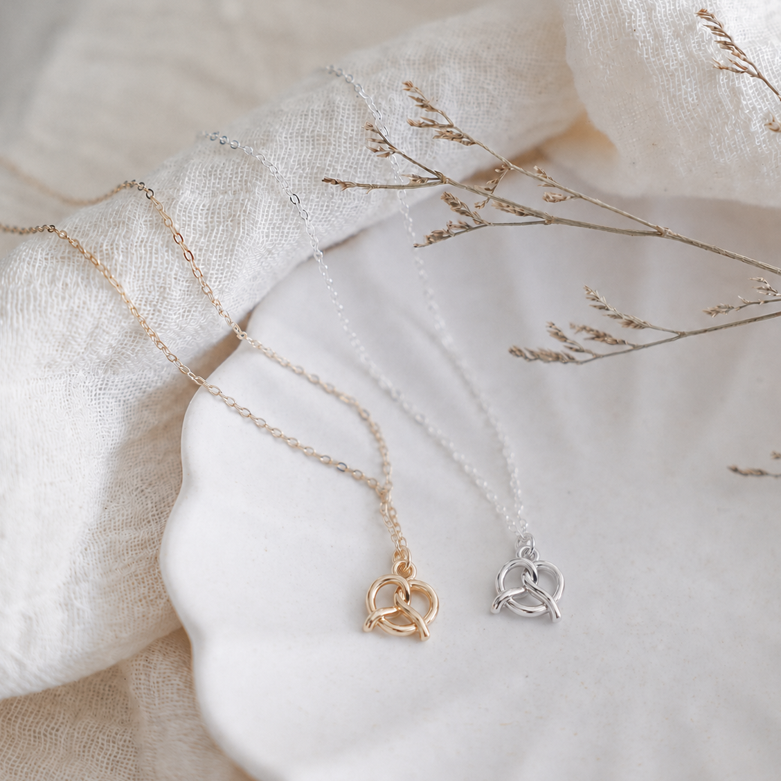 Pretzel Necklace