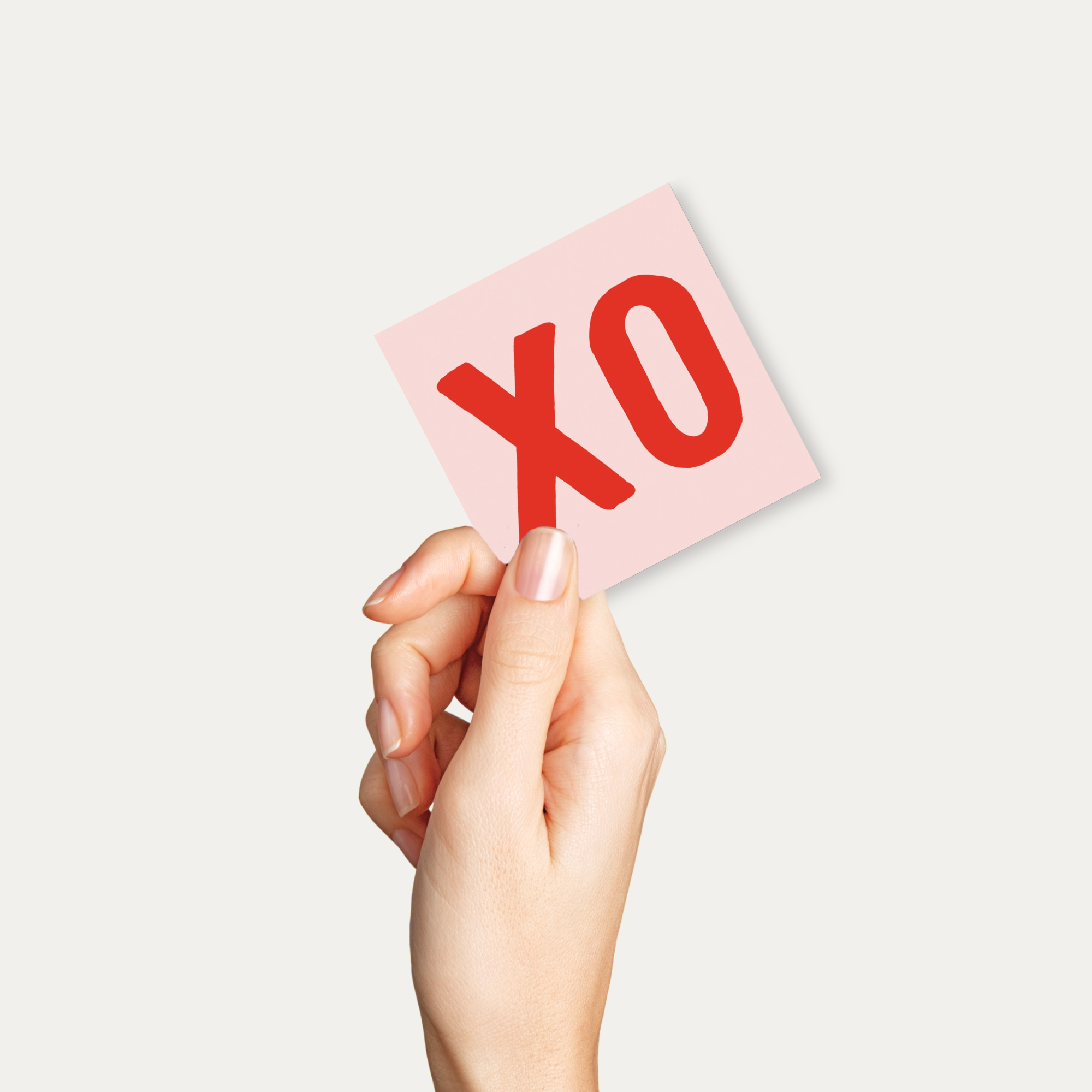 XO Valentine's Day Mini Greeting Card