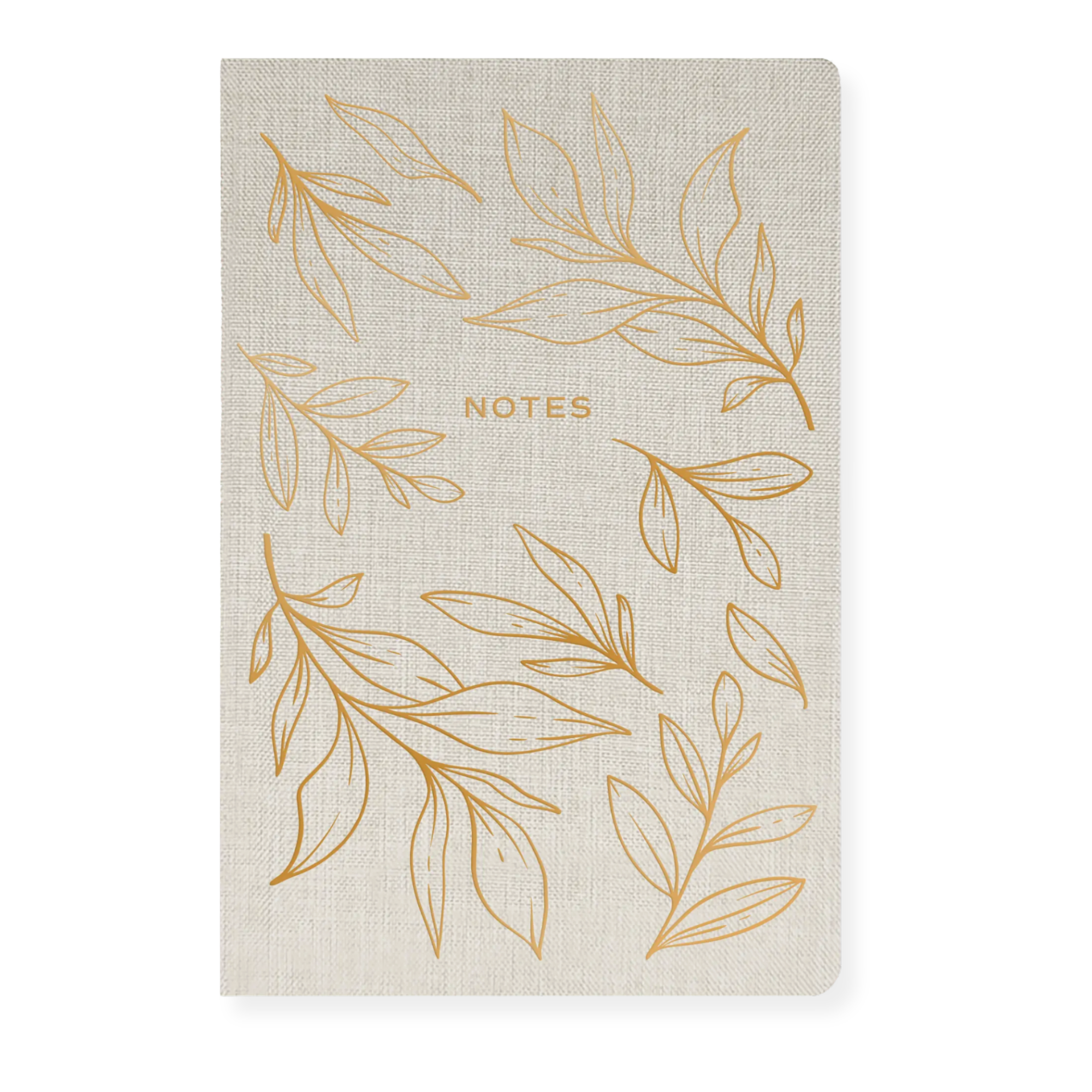 Gold Leaves Notebook