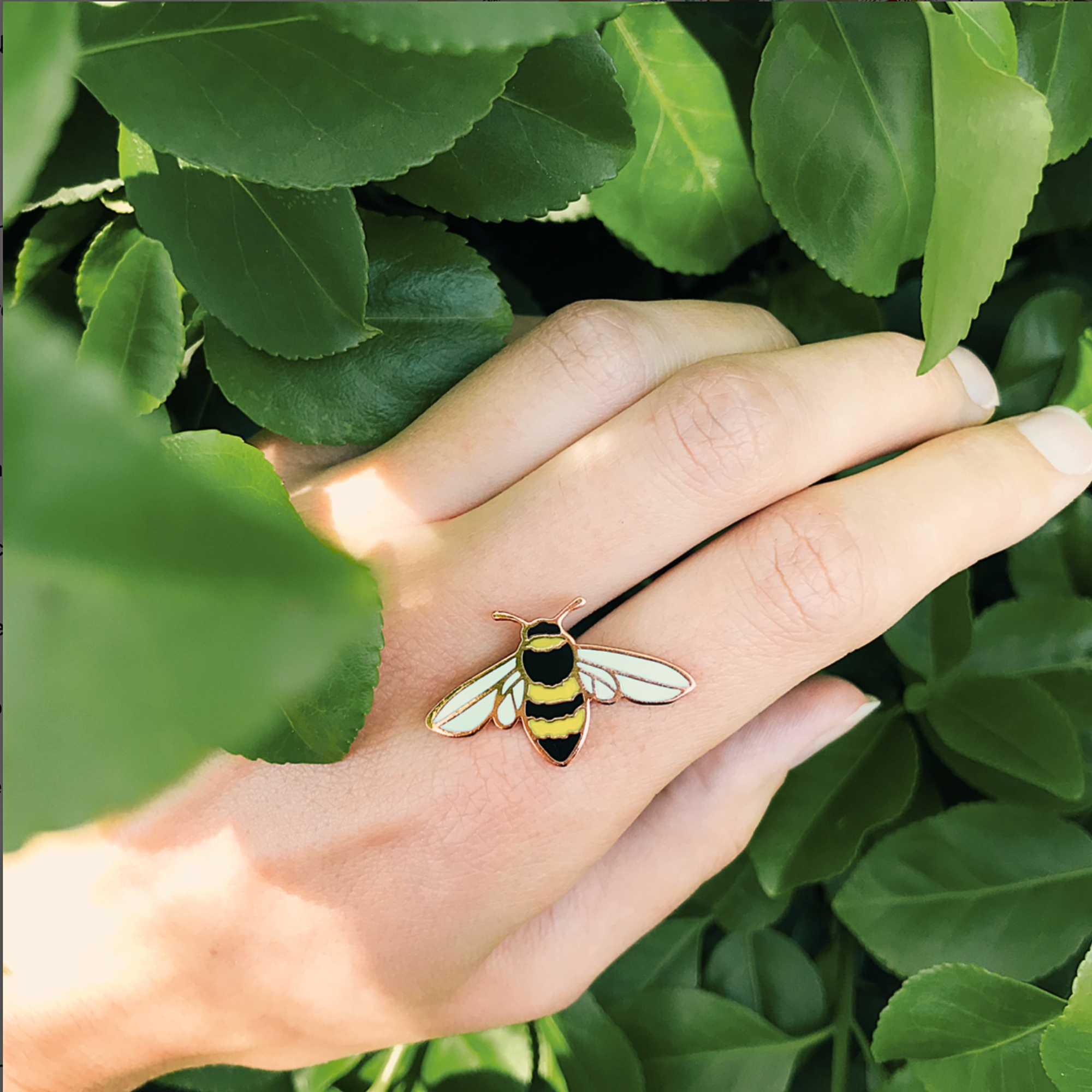 Honeybee Enamel Pin