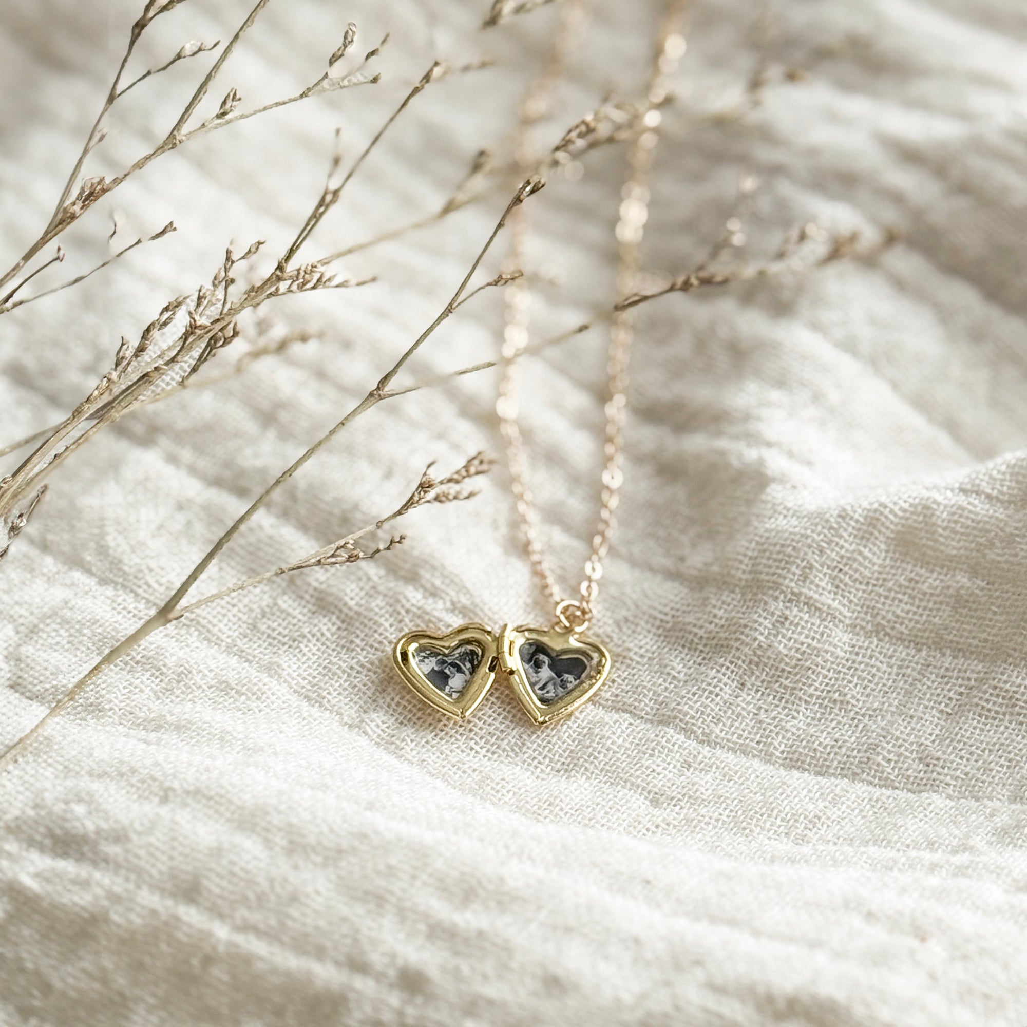 Heart Locket Necklace | Add Your Photo