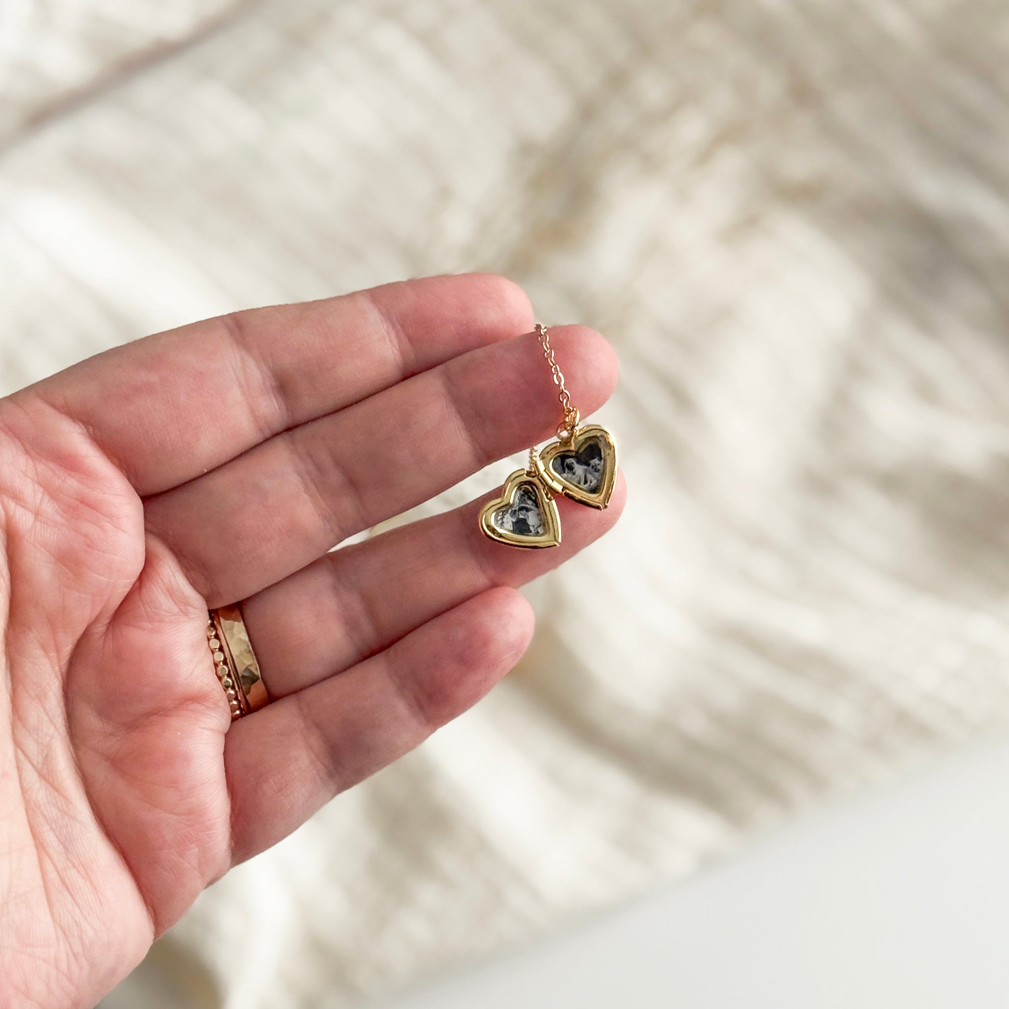 Heart Locket Necklace | Add Your Photo