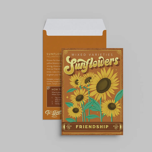 Sunflowers Seed Packet (Friendship)