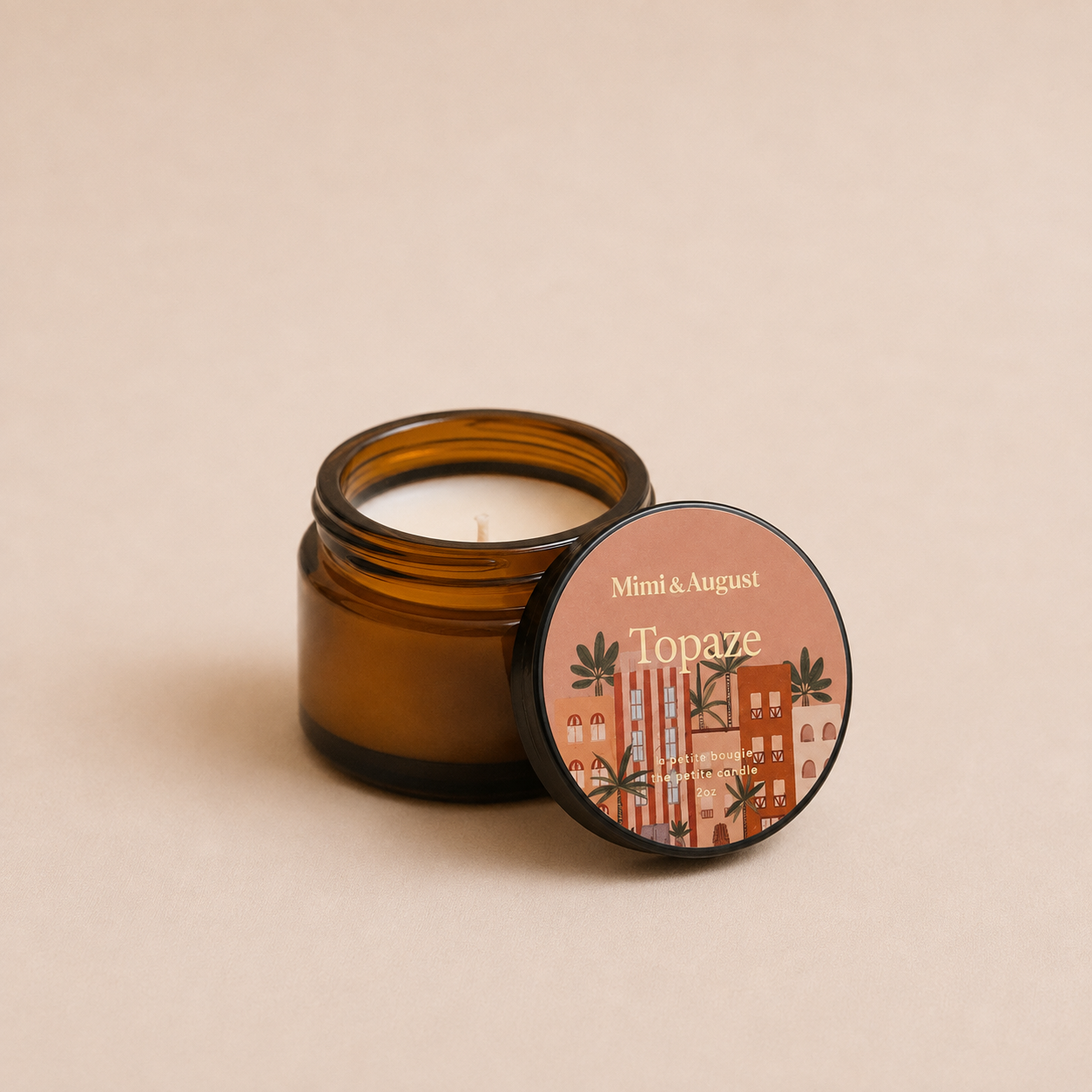 Mini Soy Wax Candle — Topaze