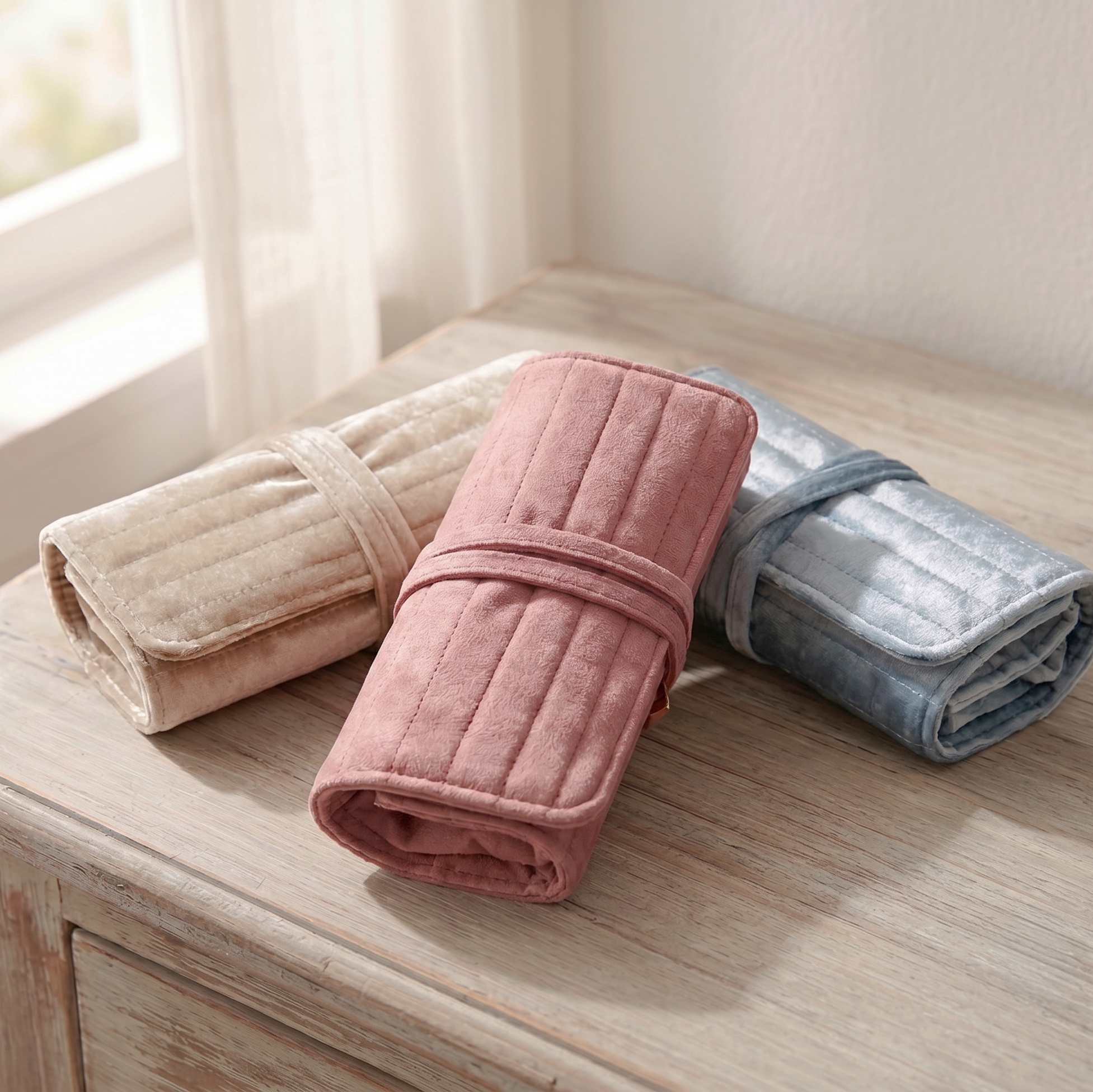 Velvet Jewellery Roll