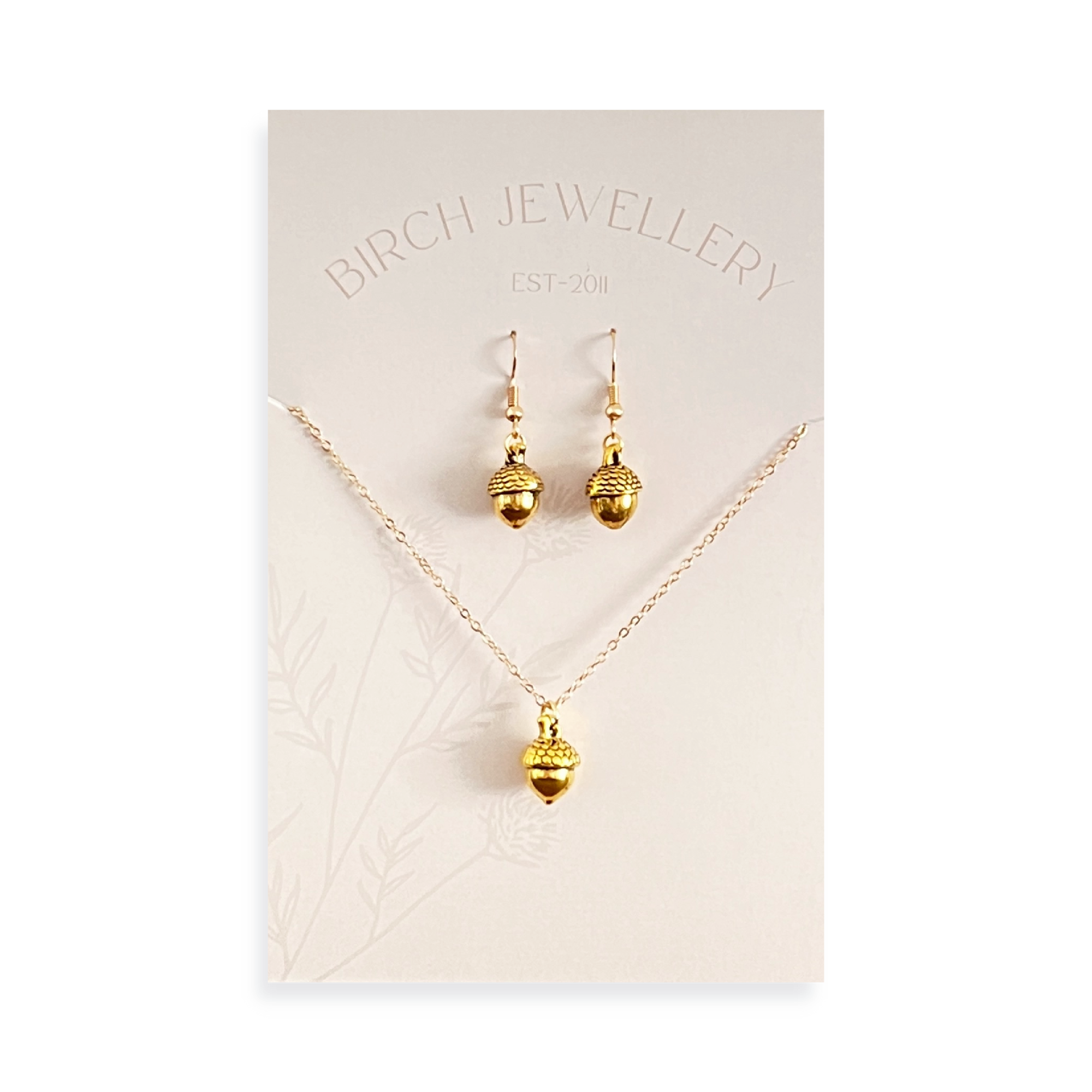 Gold Acorn Gift Set