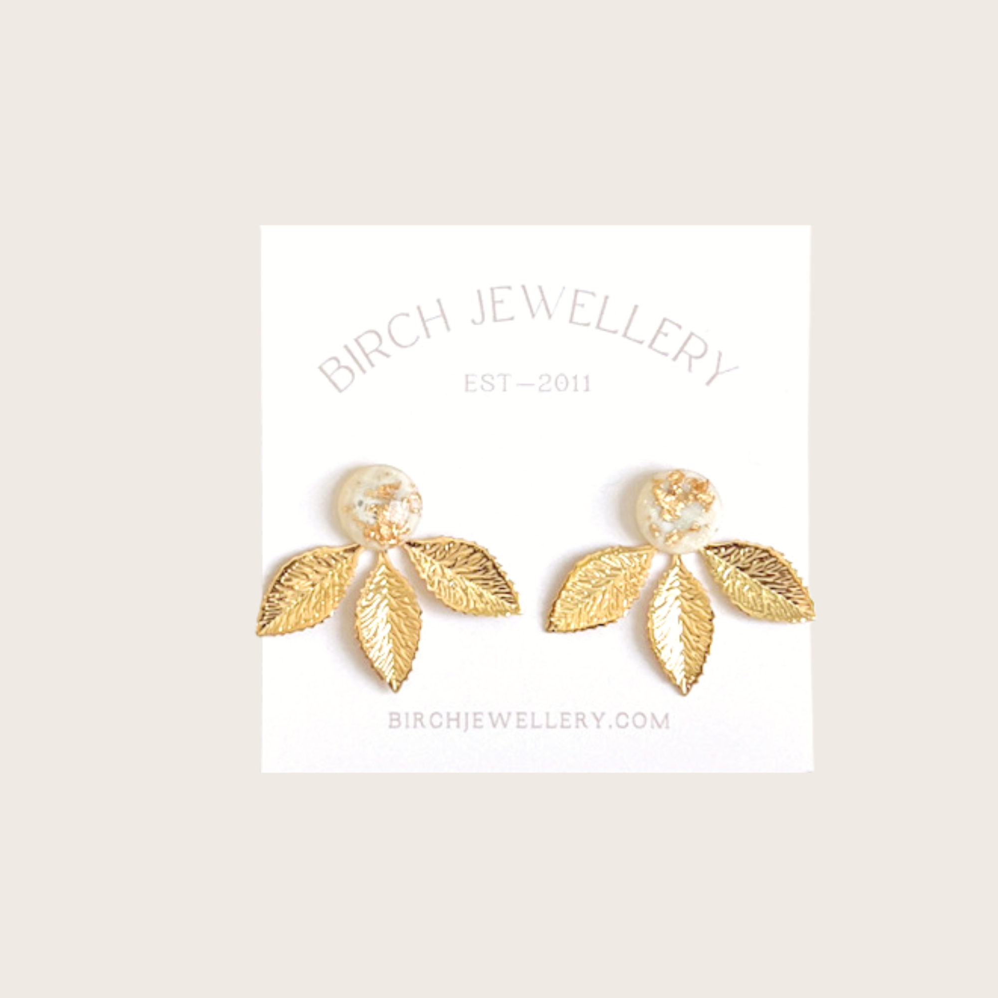 Gold Flake Ear Jackets