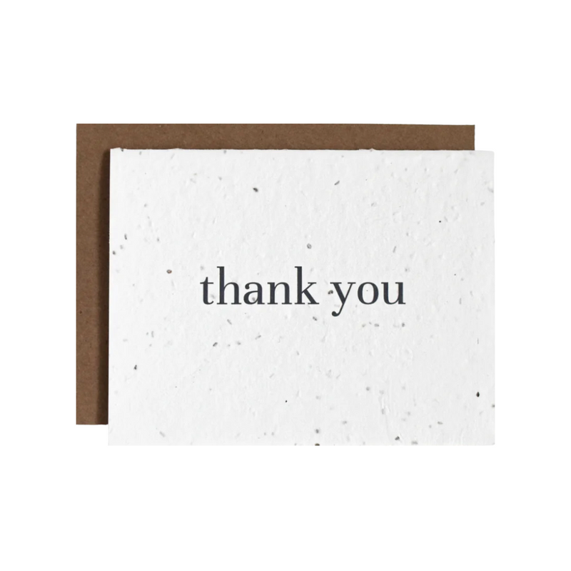 "Thank You" Plantable Card