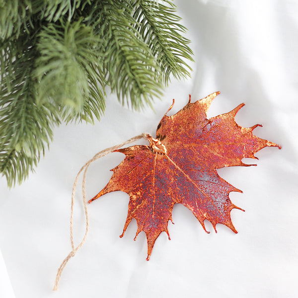 Red Maple Leaf Ornament