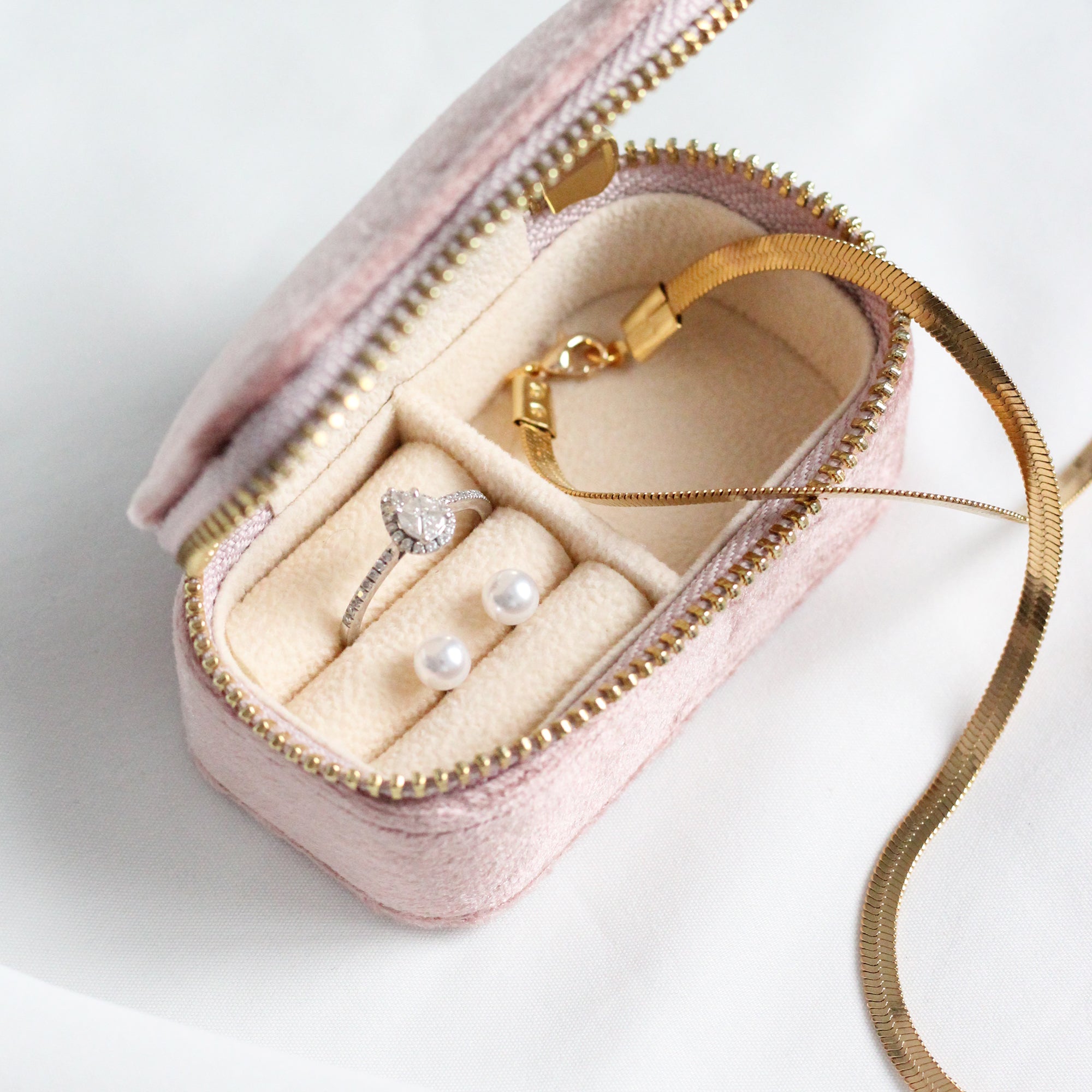 Mini Velvet Travel Case