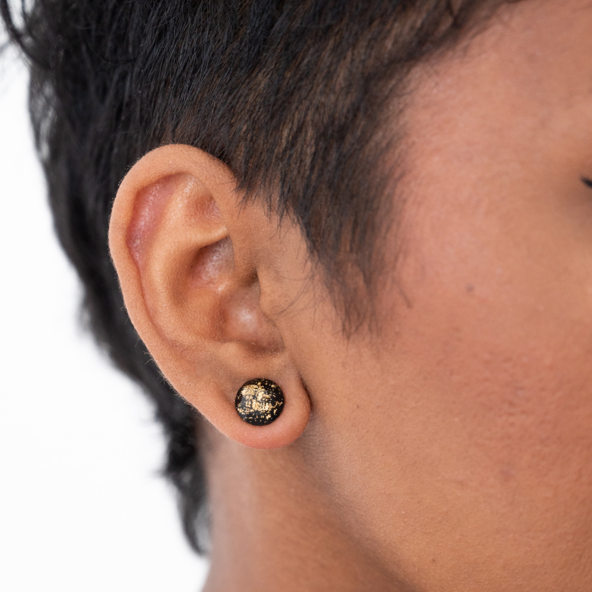 Black & Gold Earrings
