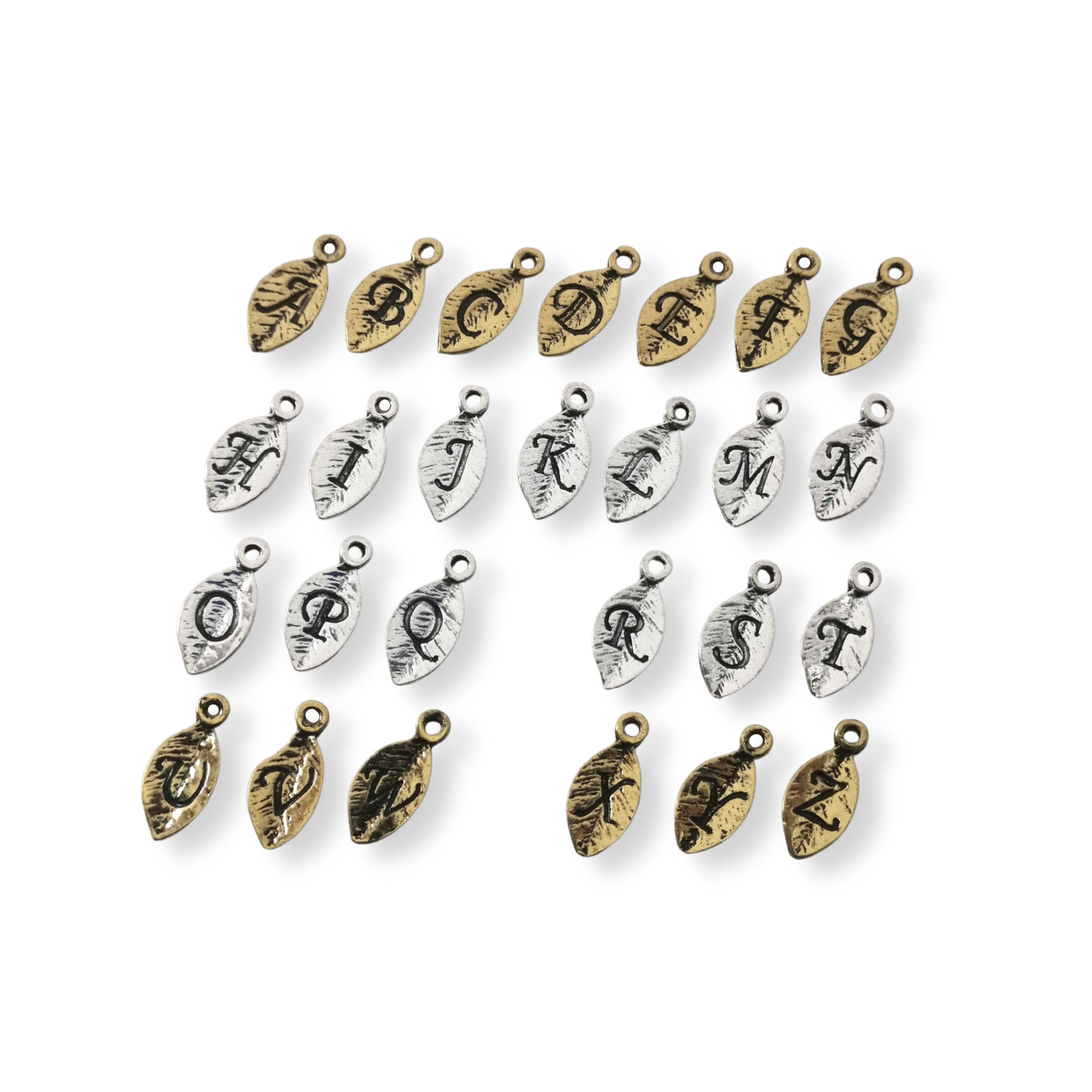 Pine Cone Initial Necklace