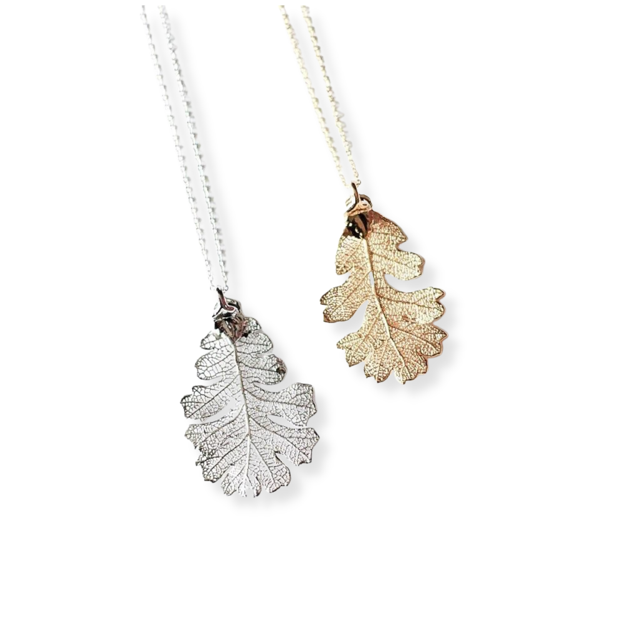 Genuine Oak Leaf Necklace