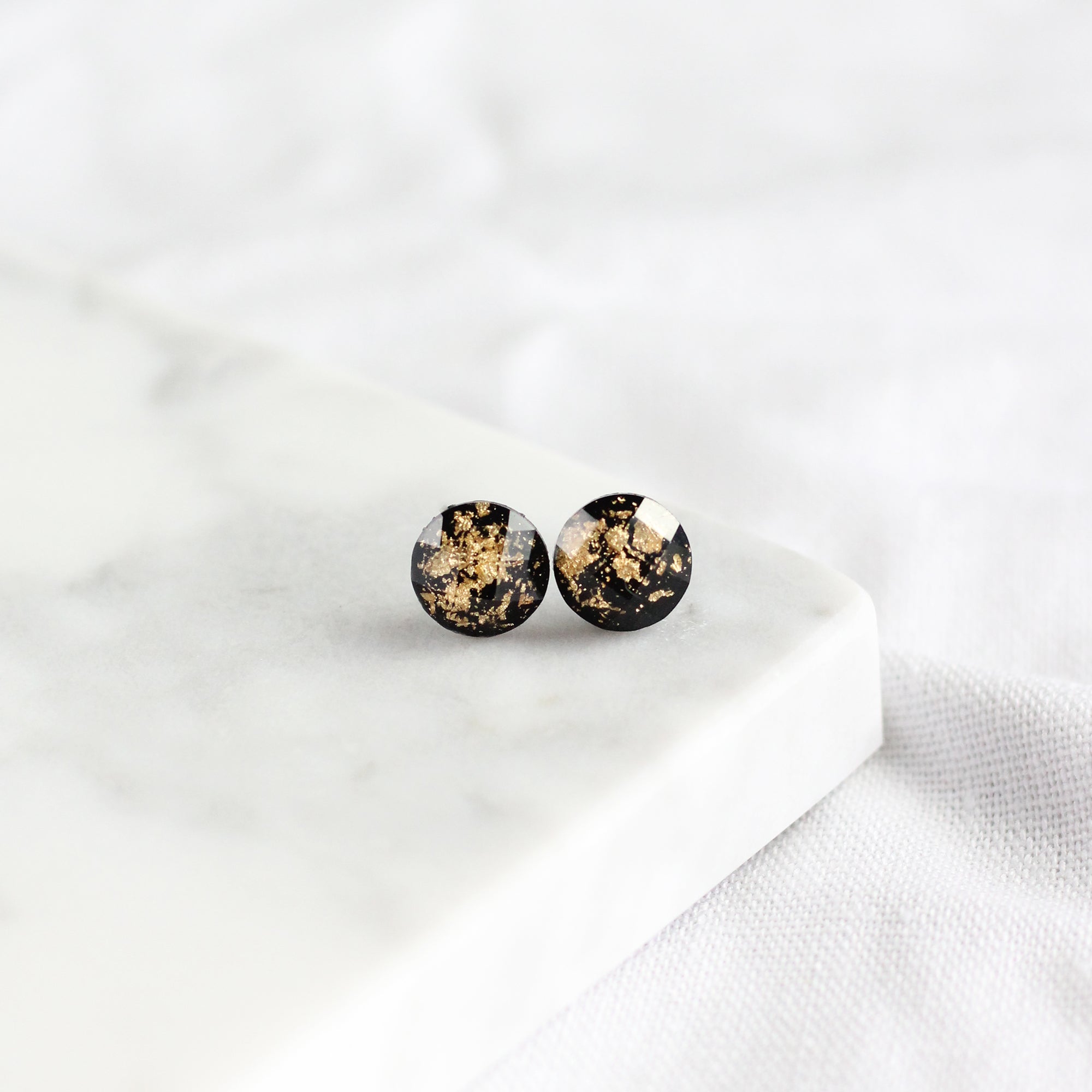 Black & Gold Earrings