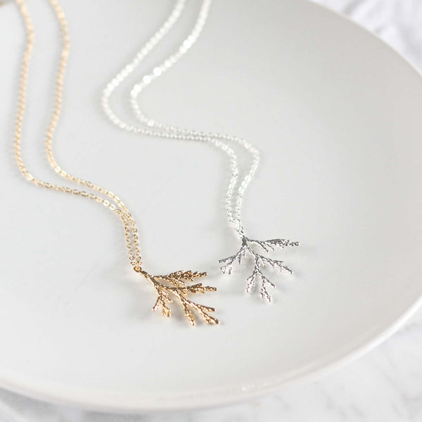 Juniper Branch Necklace