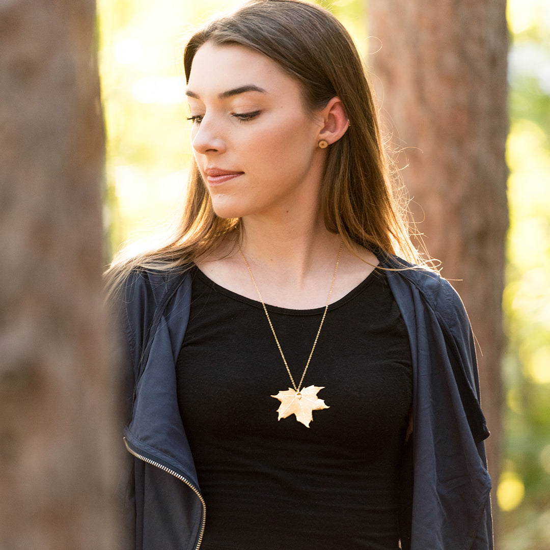 Genuine Maple Leaf Necklace